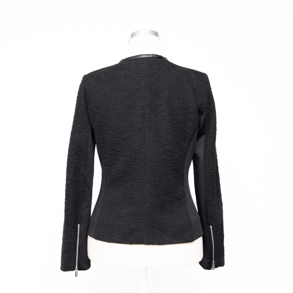 Calvin Klein - Textured Moto-Style Zip‎ Jacket - Picture 3 of 9